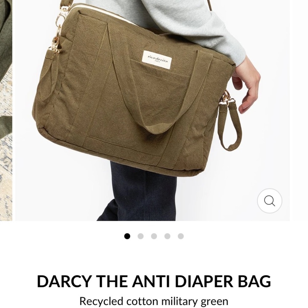 Darcy Diaper Bag by RiveDroite